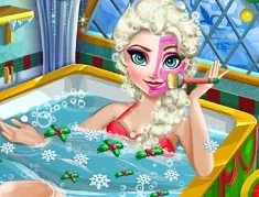 Dress Up Games, Elsa Christmas Spa, Games-kids.com