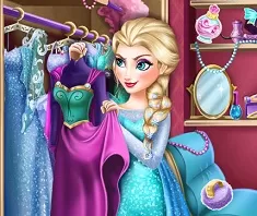 Frozen  Games, Elsa Closet, Games-kids.com