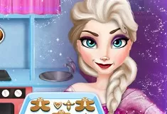 Frozen  Games, Elsa Cooking Gingerbread, Games-kids.com