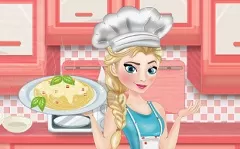 Frozen  Games, Elsa Cooking Spagheti, Games-kids.com