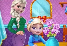 Frozen  Games, Elsa Daughter Futilities, Games-kids.com