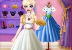 Frozen  Games, Elsa Dress Style Attempt, Games-kids.com