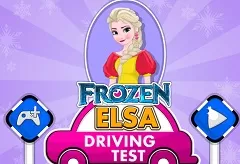 Frozen  Games, Elsa Driving Licence, Games-kids.com