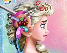 Frozen  Games, Elsa Ear Emergency, Games-kids.com