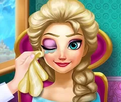 Frozen  Games, Elsa Eye Care, Games-kids.com