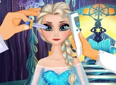 Frozen  Games, Elsa Eye Doctor, Games-kids.com