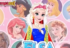 Frozen  Games, Elsa Fairytale Fashion Look, Games-kids.com