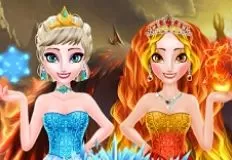 Frozen  Games, Elsa Fire Queen, Games-kids.com