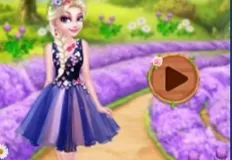 Frozen  Games, Elsa Flower Fashion, Games-kids.com