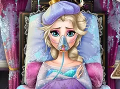 Frozen  Games, Elsa Flu Doctor, Games-kids.com