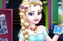 Frozen  Games, Elsa Goes to High School, Games-kids.com