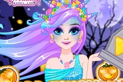 Frozen  Games, Elsa Halloween Mermaid Makeover, Games-kids.com