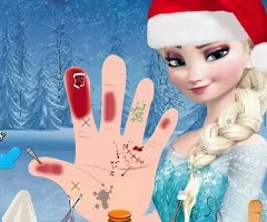 Frozen  Games, Elsa Hand Injury, Games-kids.com