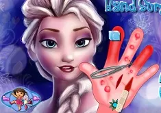 Frozen  Games, Elsa Hand Surgery, Games-kids.com