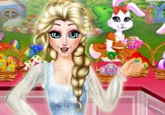 Frozen  Games, Elsa Helping Easter Bunny, Games-kids.com