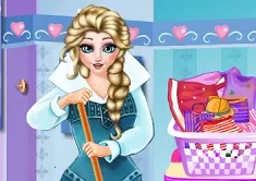 Frozen  Games, Elsa Housekeeping Day, Games-kids.com