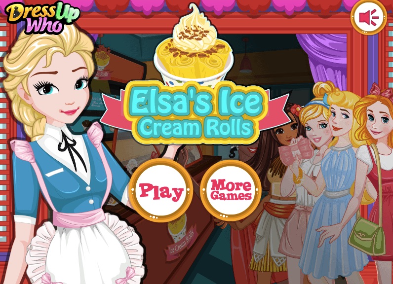 Elsa Homemade Ice Cream Cooking Frozen Games 4408