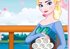 Frozen  Games, Elsa Make Sushi, Games-kids.com