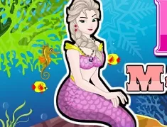 Frozen  Games, Elsa Mermaid Spa Makeover, Games-kids.com