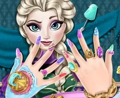 Frozen  Games, Elsa Nail Spa, Games-kids.com