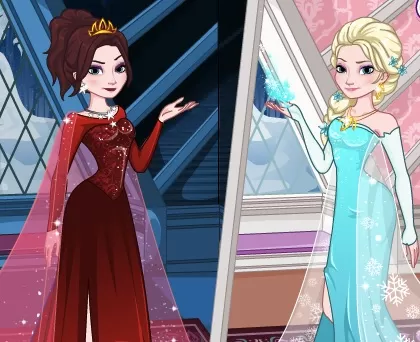 Frozen  Games, Elsa Nice and Evil , Games-kids.com