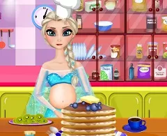 Frozen  Games, Elsa Pregnant Pancakes, Games-kids.com