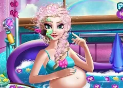 Frozen  Games, Elsa Pregnant Spa, Games-kids.com