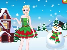 Frozen  Games, Elsa Princess Christmas Dress Up, Games-kids.com