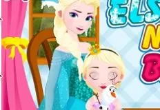 Frozen  Games, Elsa Queen Nurse Baby, Games-kids.com