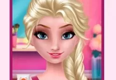Frozen  Games, Elsa Rainbow Style 1 Eye Makeup, Games-kids.com