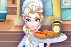 Frozen  Games, Elsa Restaurant Breakfast Management 3, Games-kids.com