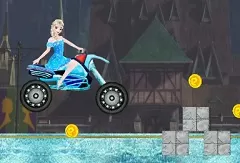 Frozen  Games, Elsa Rides to the Castle, Games-kids.com