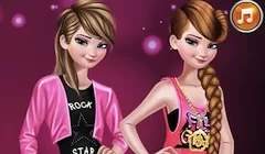 Frozen  Games, Elsa Rock vs Hip Hop, Games-kids.com