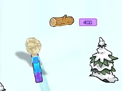 Frozen  Games, Elsa Snowboarding, Games-kids.com