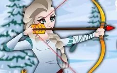 Frozen  Games, Elsa Super Archer, Games-kids.com