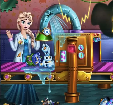 Frozen  Games, Elsa Toy Factory, Games-kids.com