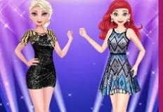 Princess Games, Elsa vs Ariel Fashion Competition, Games-kids.com