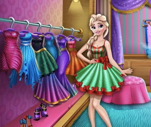 Frozen  Games, Elsa Wardrobe Cleaning, Games-kids.com