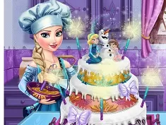 Frozen  Games, Elsa Wedding Cake, Games-kids.com