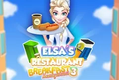 Frozen  Games, Elsas Restaurant Breakfast Management 3, Games-kids.com