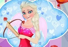 Frozen  Games, Elsas Valentine Little Cupid, Games-kids.com