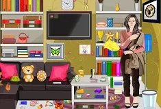 Celebrities Games, Emma Watson Room Cleaning, Games-kids.com