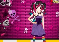 Girl Games, Emo Anime Dress Up, Games-kids.com