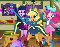 My Little Pony Games,  Equestria Girls Cleaning Class, Games-kids.com