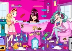 Ever After High Games, Ever After High Bathroom Cleaning, Games-kids.com