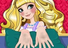 Ever After High Games, Ever After High Blondie Locks Manicure, Games-kids.com