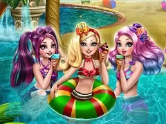 Ever After High Games, Ever After Pool Party, Games-kids.com