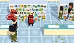 Minecraft Games, Evil in the Supermarket, Games-kids.com