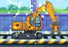 Cars Games, Excavator Factory for Kids, Games-kids.com