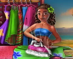 Moana Games, Exotic Girl Washing Clothes, Games-kids.com